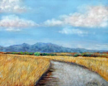 Картина под названием "Country Road Mesill…" - Richard Rollins, Подлинное произведение искусства, Цифровая живопись Установл…
