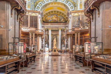 Fotografie getiteld "Vienna National Lib…" door Richard Silver, Origineel Kunstwerk, Digitale fotografie