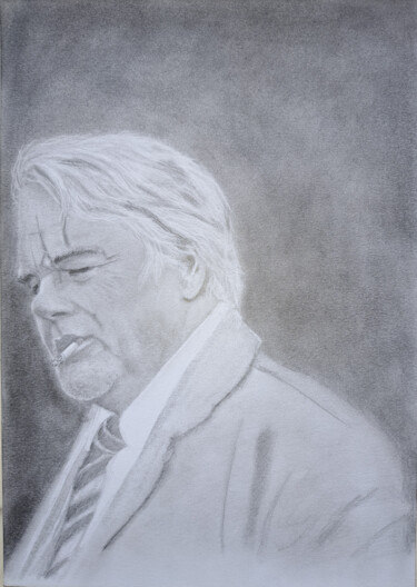 Drawing titled "Philip Seymour Hoff…" by Richard Steinbrecher, Original Artwork, Graphite