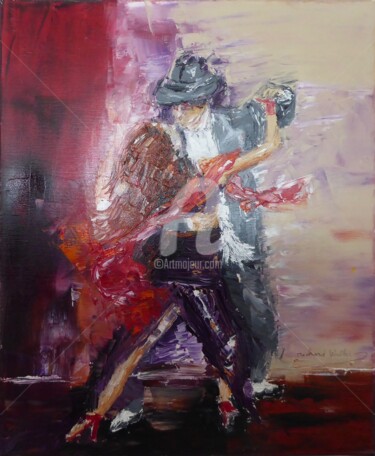 Peinture intitulée "Tango" par Richard Walter, Œuvre d'art originale, Huile