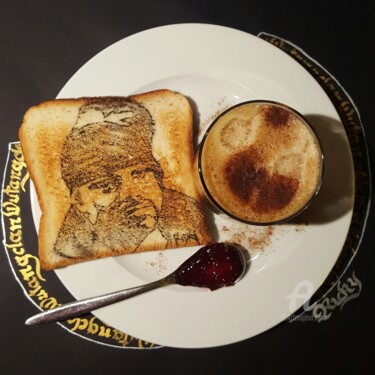 Tekening getiteld "Toastface killah" door Ricky 400ml, Origineel Kunstwerk, Anders