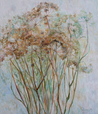 Peinture intitulée "Flowers of field (D…" par Rima Azatyan, Œuvre d'art originale, Huile