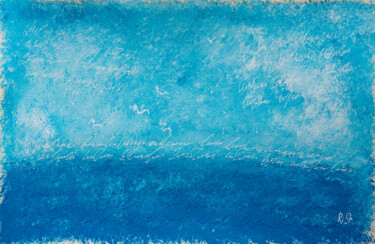Pittura intitolato "SEA - abstract seas…" da Rimma Savina, Opera d'arte originale, Acrilico