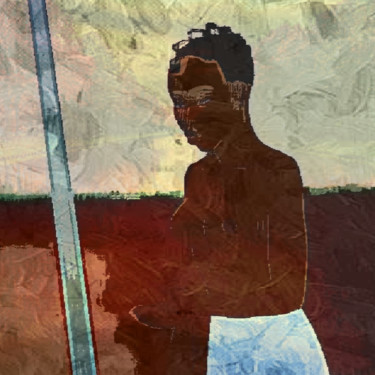 Schilderij getiteld "AFRICA" door Dan Rinaldo, Origineel Kunstwerk, Gouache