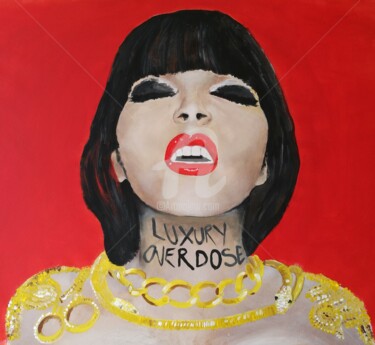 Painting titled "Luxury overdose" by Rinalds Vanadzins, Original Artwork, Acrylic