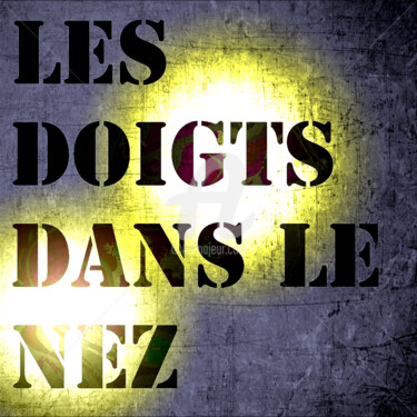 绘画 标题为“les doigts dans le…” 由Rino Vale, 原创艺术品, 丙烯