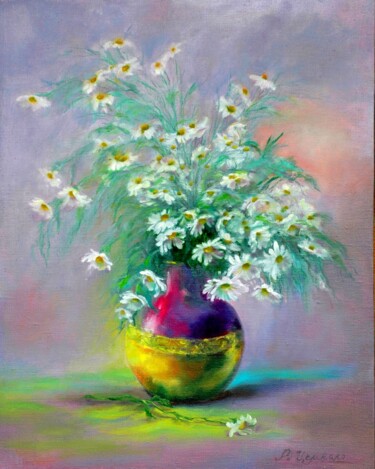 Malerei mit dem Titel "Beautiful Bouquet o…" von Rita Cemkalo, Original-Kunstwerk, Öl