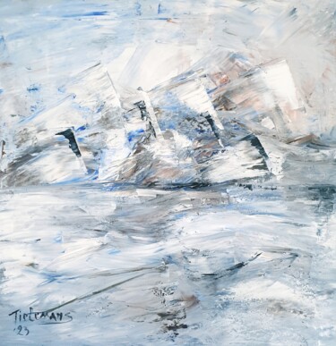 Peinture intitulée "Spitsbergen" par Rita Tielemans, Œuvre d'art originale, Acrylique