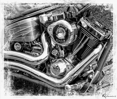 Photography titled "Engine" by Rivierakris, Original Artwork, Manipulated Photography