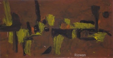 Painting titled "Transform of shapes" by Rizwan Ali, Original Artwork, Oil