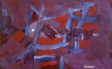 Painting titled "The Maze" by Rizwan Ali, Original Artwork, Oil