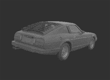 Цифровое искусство под названием "DATSUN C64 PIXEL ART" - Rm64, Подлинное произведение искусства, 2D Цифровая Работа