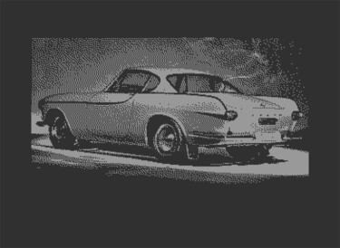 "VOLVO P1800 C64 PIX…" başlıklı Dijital Sanat Rm64 tarafından, Orijinal sanat, 2D Dijital Çalışma