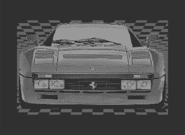 Цифровое искусство под названием "FERRARI 288 GTO C64…" - Rm64, Подлинное произведение искусства, 2D Цифровая Работа