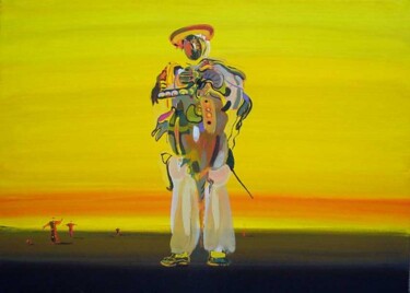 Peinture intitulée "Mexican on Sirius" par Rob Arbouw, Œuvre d'art originale