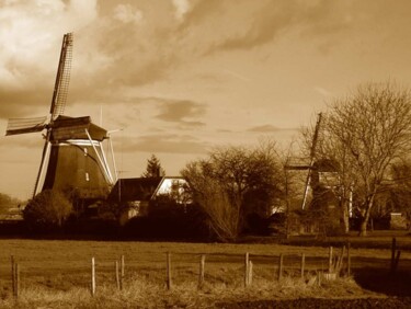 Photography titled "Mills near the Vecht" by Rob Arbouw, Original Artwork