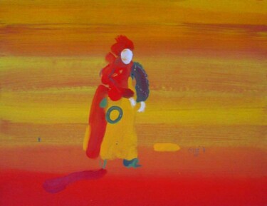 Painting titled "a red Scot" by Rob Arbouw, Original Artwork