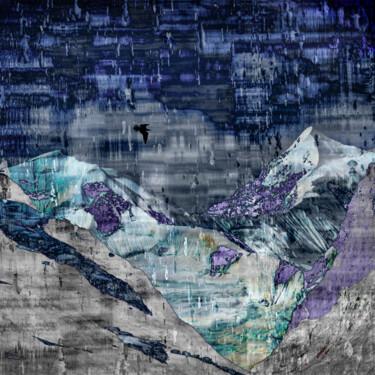 Digital Arts titled "Glacier Flight" by Robbi Ling Montgomery, Original Artwork