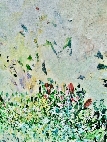 Schilderij getiteld "papillons" door Boul, Origineel Kunstwerk, Acryl