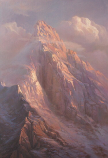 Malarstwo zatytułowany „Himalayas...” autorstwa Robert Braginsky, Oryginalna praca, Olej