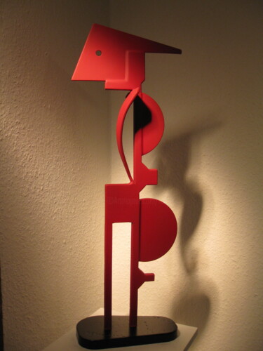 Sculpture intitulée "Le Guetteur" par Robert Chevalier, Œuvre d'art originale, Métaux