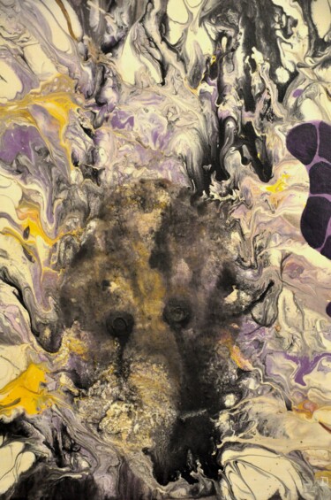 Peinture intitulée "Abstrait 66" par Robert Daout, Œuvre d'art originale, Acrylique Monté sur Châssis en bois
