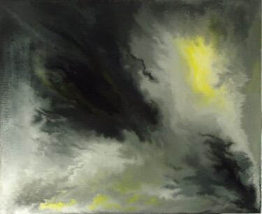 Malerei mit dem Titel "Warm/Cool Accented…" von Robert Mustard, Original-Kunstwerk, Öl