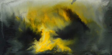 Ζωγραφική με τίτλο "Warm/ Cool Hue Acce…" από Robert Mustard, Αυθεντικά έργα τέχνης, Λάδι