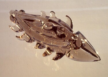 "fire snake" başlıklı Heykel Robert Winslow tarafından, Orijinal sanat, Taş