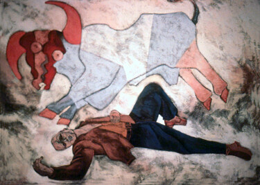 Pittura intitolato "unconscious" da Robert Winslow, Opera d'arte originale, Acrilico