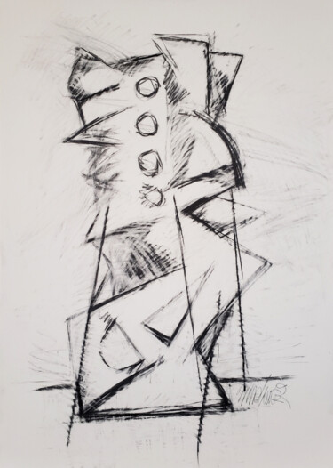 Drawing titled "glsfrm.8" by Robert Winslow, Original Artwork, Graphite