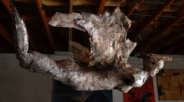 Sculpture titled "falling" by Robert Winslow, Original Artwork, Resin