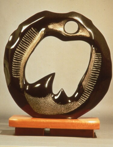 Skulptur mit dem Titel "cycle" von Robert Winslow, Original-Kunstwerk, Stein