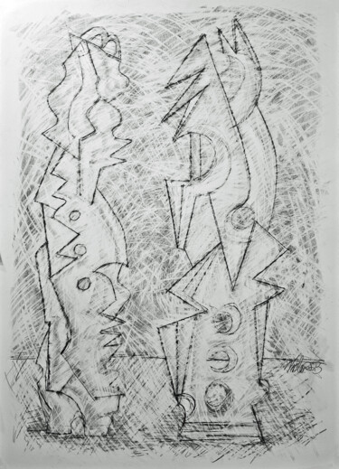 Disegno intitolato "nwdr22" da Robert Winslow, Opera d'arte originale, Grafite