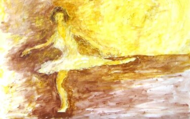 Peinture intitulée "Dançando ao pôr do…" par Roberto Armorizzi, Œuvre d'art originale