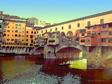 Digital Arts titled "Florence" by Roberto Bartoccini, Original Artwork, Digital Painting