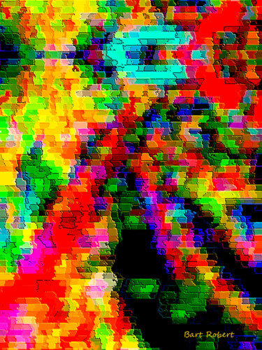 Arts numériques intitulée "Pixel" par Roberto Bartoccini, Œuvre d'art originale, Peinture numérique