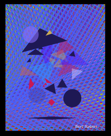 Arte digitale intitolato "Prisma form" da Roberto Bartoccini, Opera d'arte originale, Pittura digitale