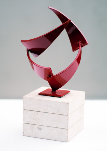 Escultura intitulada "Convex spaces 21" por Roberto Canduela, Obras de arte originais, Metais