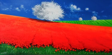 Peinture intitulée "Color landscape (Al…" par Roberto Mauri, Œuvre d'art originale, Acrylique