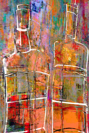 Digital Arts titled "Couple_2" by Roberto Saiz, Original Artwork, Digital Painting