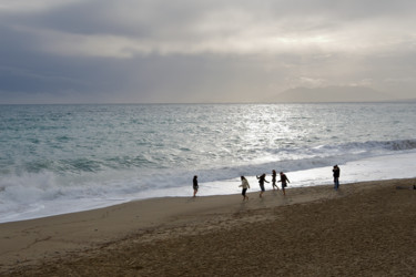 Φωτογραφία με τίτλο "ballare in spiaggia" από Roberto Ferrero, Αυθεντικά έργα τέχνης, Ψηφιακή φωτογραφία