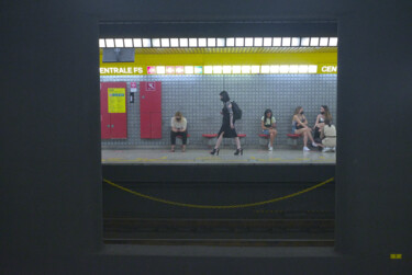 Fotografie getiteld "metropolitana" door Roberto Ferrero, Origineel Kunstwerk, Digitale fotografie