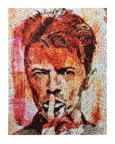 Printmaking titled "David Bowie" by Robin Austin, Original Artwork, Digital Print