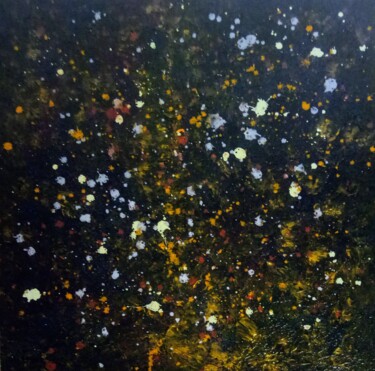 Peinture intitulée "Galaxy" par Robin Dubois (le CHAT), Œuvre d'art originale, Acrylique Monté sur Châssis en bois
