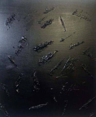 Peinture intitulée "Tableau noir 2" par Robin Dubois (le CHAT), Œuvre d'art originale, Acrylique Monté sur Châssis en bois