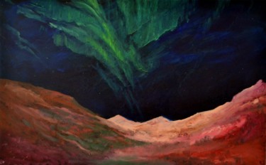 Pittura intitolato "Northern Lights" da Rob Oliver, Opera d'arte originale, Olio