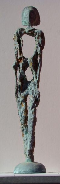 Sculpture titled "'L'HOMME DEBOUT num…" by Roger Rode, Original Artwork, Bronze