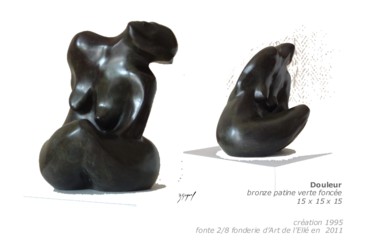 Sculptuur getiteld "Fière" door Roger Gicquel, Origineel Kunstwerk, Gietwerk