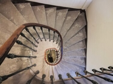 Fotografia intitolato "Escalier" da Roland Guyomard, Opera d'arte originale, Fotografia digitale